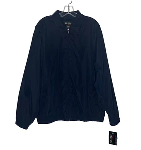 Izod XFG Jacket Mens Size L Performance Stretch Full Zip Blue Windbreaker Golf - Picture 1 of 18