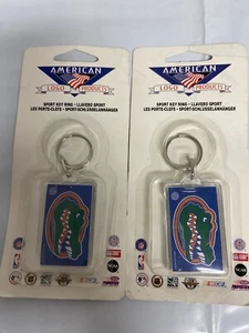 Florida Gators Acrylic Sport Keychain Ring ( set of 2) - Picture 1 of 1