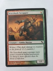 MTG Magic The Gathering Card Scuzzback Scrapper Creature Goblin Warrior Shadowmo - Picture 1 of 2