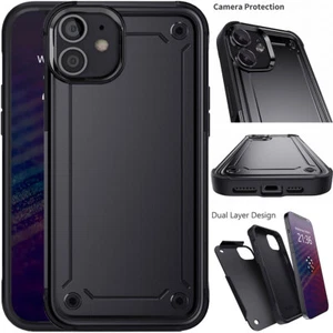 Funda protectora a prueba de golpes de doble capa para Apple iPhone 12 Pro/12 Pro Max - Imagen 1 de 31