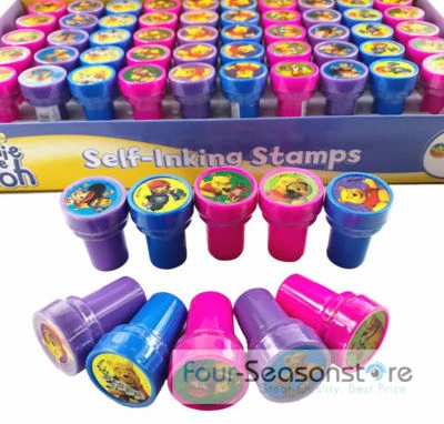 Sellos de tinta automática de Winnie The Pooh de Disney regalos de fiesta de cumpleaños bolsa de regalo relleno  Foto 1 de 4