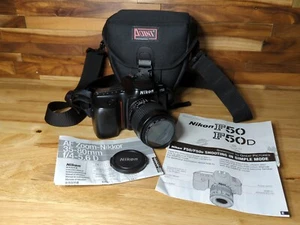 Nikon F50 35mm Film SLR Camera W/ Nikkor AF 35-80mm f/1.4-5.6 Lens & Manual - Picture 1 of 12