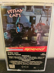 STRAY CATS Built For Speed 1982 CASSETTE TAPE POP ROCK ROCKABILLY HARD ROCK - Picture 1 of 6