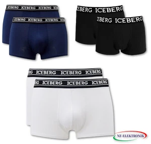 2 Herren Boxershorts Iceberg Baumwolle Unterhosen Unterwäsche Boxer short 2Pack - Bild 1 von 7
