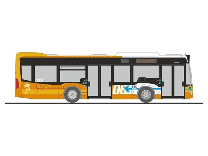 Rietze 67966 - 1/87 Mercedes-Benz Citaro K ´ 15 Lignes D'Azur (Fr) - Nuovo - Immagine 1 di 1