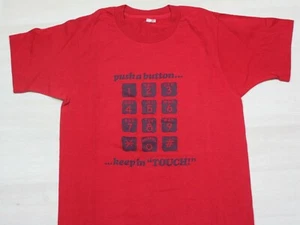 Vintage Western Electric 1970's T Shirt (M) Single Stitch Push Button Phone 2500 - Picture 1 of 7