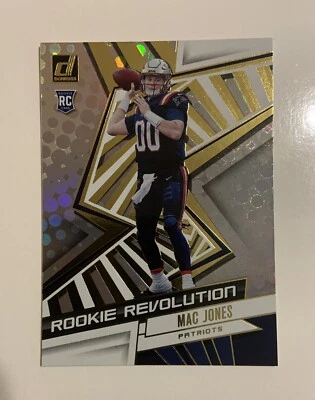 Mac Jones 2021 DONRUSS "ROOKIE REVOLUTION" RC #REV-MJO NEW ENGLAND PATRIOTS! - Image 1 of 2