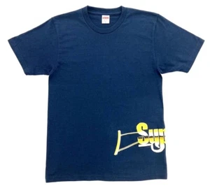 Camiseta Supreme Automática Azul Marino Talla M SS17 Camiseta Asalto - Imagen 1 de 12