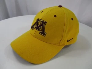 Nike University of Minnesota Mütze Kappe Riemen hinten gelb weinrot NCAA Throwback Herren - Bild 1 von 19