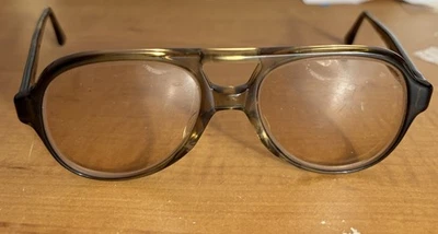 Anteojos de colección años 70 para hombre Titmus Z87 aviador marrón montura completa MUY BONITOS Foto 1 de 4