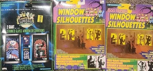 Vintage 1993 Trendmasters Window Silhouettes Lot 3 Packages 6 Windows - Picture 1 of 13