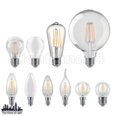 MCSHINE ® E14 - E27 Filament LED Windstoß Kerze Birne Tropfen Globe Edison Lampe / dimmbar