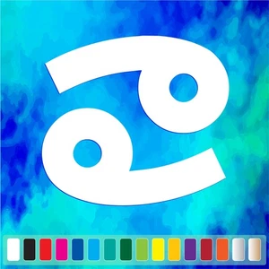 CANCER Symbol cut vinyl decal #1 car truck window Astrology stickers Crab - Bild 1 von 2