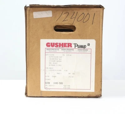 Gusher 11019A-SE-A Centrifugal Pump 3hp 230/460v-ac - Image 1 of 4