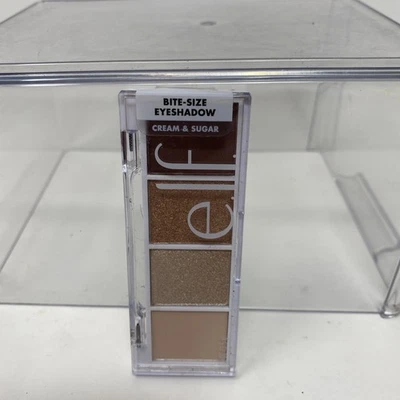 Five(5) x e.l.f. Elf Bite Size Eyeshadow palette Cream & Sugar .12 oz New - Image 1 of 4