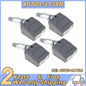 4X TPMS Tire Pressure Sensor 433 MHz 40700-2138R For NISSAN GTR 2009-2015 - Picture 1 of 8