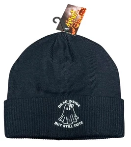 NEU Spirit Dead Inside Beanie Mütze Farbe schwarz - Bild 1 von 2