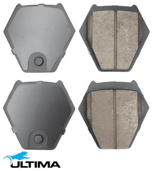 ULTIMA FRONT CERAMIC BRAKE PADS FOR AUDI A6 C5 ACK AGA 2.4 2.8 V6 SEDAN 4WD ONLY - image 1 of 1