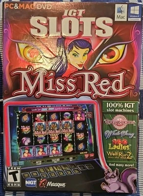 IGT Slots Miss Red (PC & Mac, DVD-ROM, 2013, NEW SEALED) - Image 1 of 2