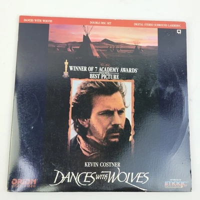 Dances With Wolves Laserdisc Kevin Costner 2 Disc Set Extended Play - Image 1 of 4