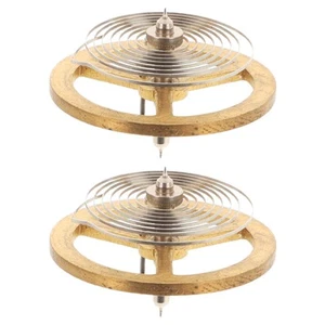 2 Piezas Reloj Despertador Mecánico Rotor Rueda de Equilibrio Parte Movimiento Repuesto - Imagen 1 de 12