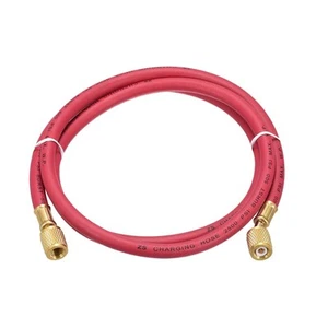 Charging Hose Tube 1.5M Length 1/4 SAE Thread 800Psi for AC Refrigeration Red - Picture 1 of 4