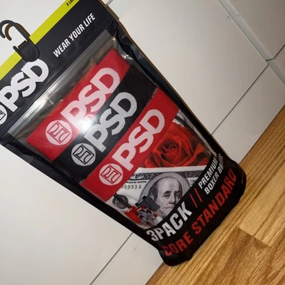 PSD Make Bank 3 Pack Premium Boxer Briefs Size XL New XLARGE Core Standard - Image 1 of 2