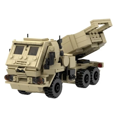 MOC M142 HIMARS FMTV Army Military Car Building Set Off-Road Truck Model Kit - Image 1 of 4