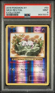 2016 Pokémon XY New Reverse Foil Evolutions PSA MINT 9 - Picture 1 of 1