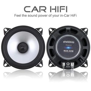4 Inch 60W 2 Way Car Coaxial Full Range Frequency Door Audio Hifi Speakers Pair - Picture 1 of 12