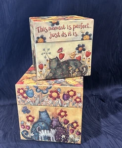 Bobs Nesting Boxes ~ (2) Gather Together ~ Debi Hron Artwork ~ 2001 ~ - Picture 1 of 7