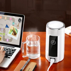 Mini Stainless Steel Electric Kettle Portable Travel Soup Pot Porridge Kettle UK - Picture 1 of 12