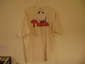 R.Howard Phillies Ivory T-Shirt 2XL NEW -8- - Picture 1 of 2