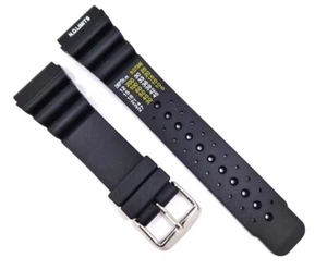 Montre Bracelet Noir Caoutchouc Convenable Citizen 20 22 24mm N.d. Limites / D5