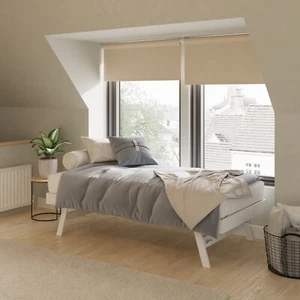 Madrid Wooden Trundle Bed Spare Room Guest Bed Occasion Bedroom White Single - Picture 1 of 5