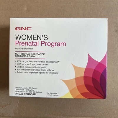 PROGRAMA PRENATAL DE 30 DÍAS GNC para mujeres (juego de 3 botellas 30 días Prog) MEJOR ANTES DEL 24/03 Foto 1 de 4