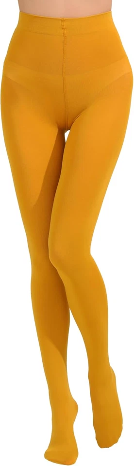 Meia-calça opaca macia feminina 80 den, meia-calça feminina para dança casamento ioga - Imagem 1 de 4