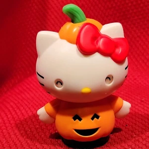 3.5" HALLOWEEN HELLO KITTY pumpkin Action Figure happy meal toy cake topper 2019 - Picture 1 of 17