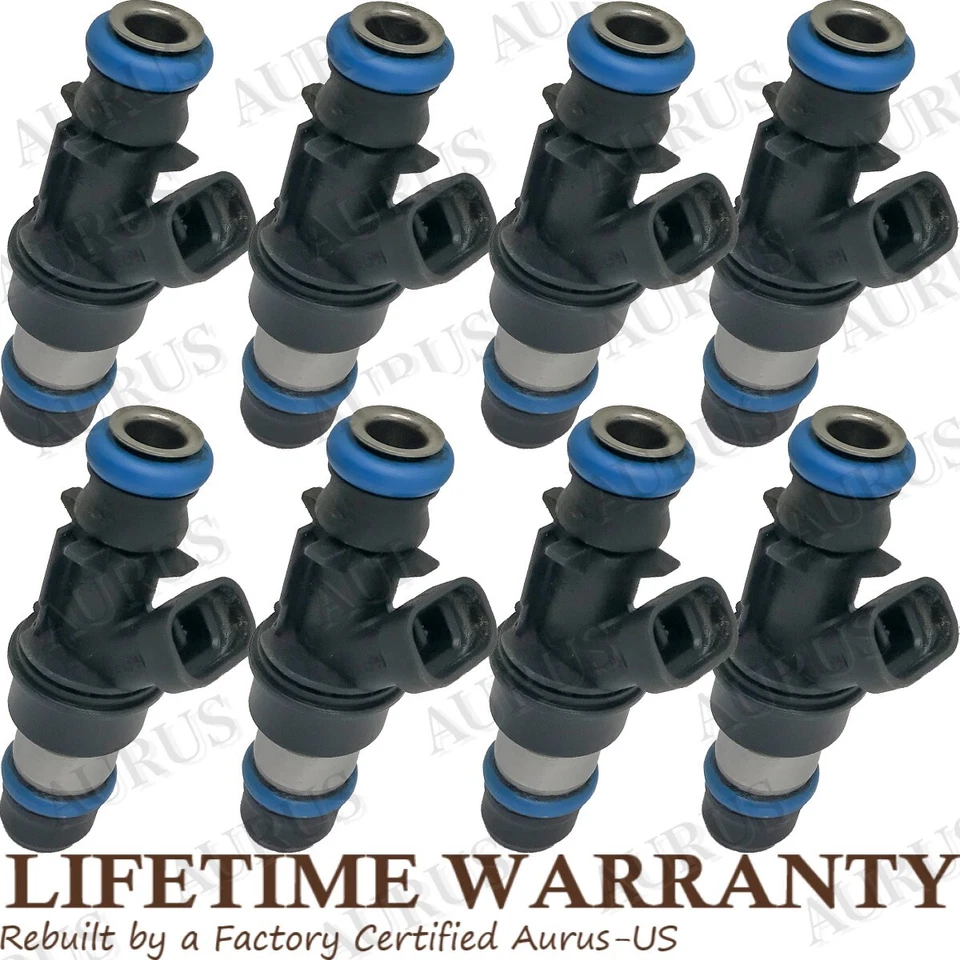 x8 OEM Delphi Fuel Injectors for 2001-2006 Chevrolet Suburban 2500 6.0L 25317628 - Image 1 of 4