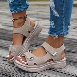 2025 New Summer Sandals Travel Women Shoes New Sandal Durable Sandal Ladies - Picture 1 of 27