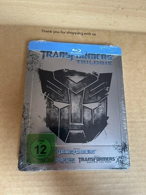 Transformers Trilogy Reg Free Blu-ray Steelbook NEW & SEALED Rare Import - Image 1 of 4