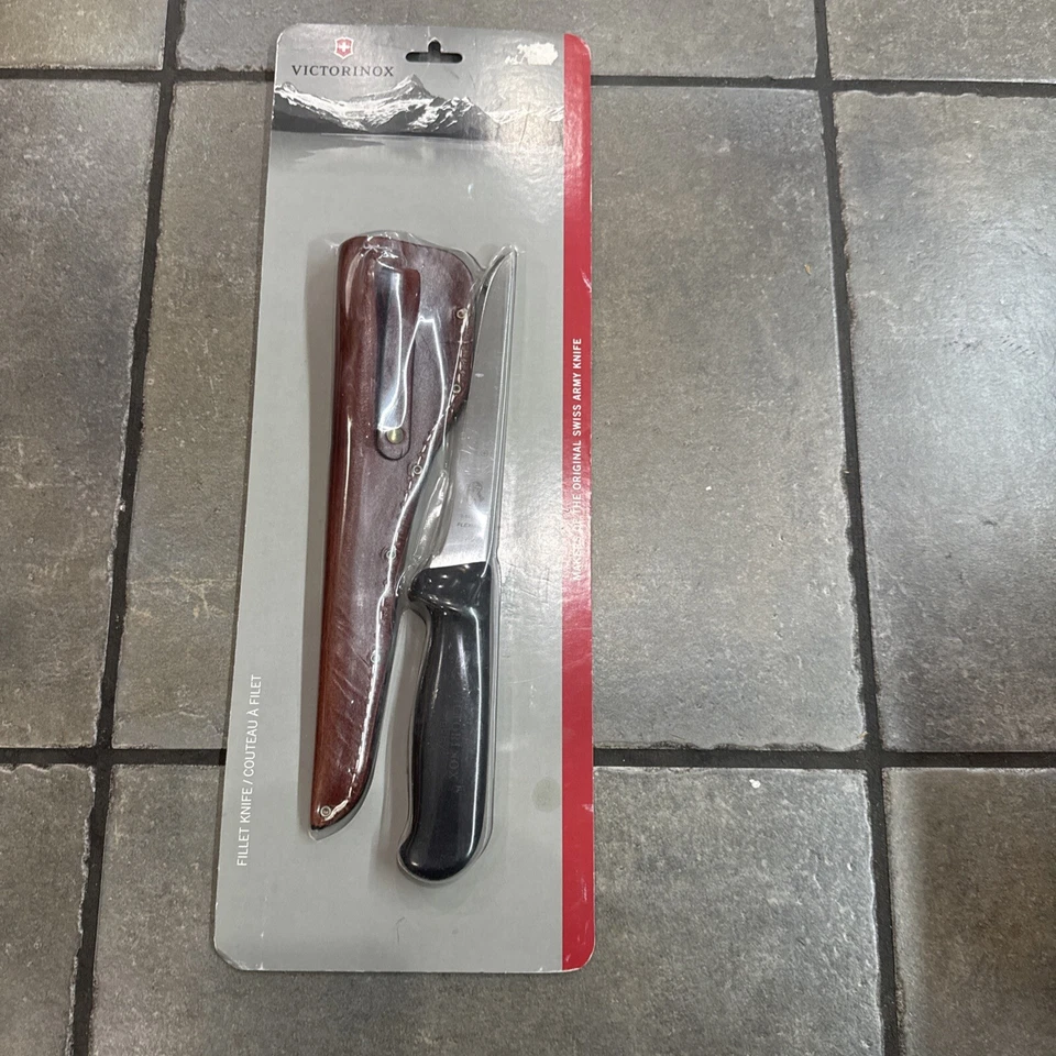 "Cuchillo deshuesador Victorinox 6"" curvo Fibrox Pro acero inoxidable de alto carbono/vaina" Foto 1 de 4