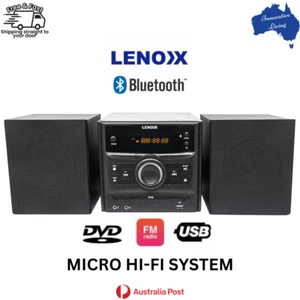 Home Stereo Mini Hi Fi System Bluetooth CD Player USB DVD Audio Sound Machine - Picture 1 of 8