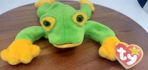1997 Smoochy the Frog Ty Beanie Baby with Errors - Picture 1 of 12