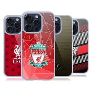 LIVERPOOL FC LFC CREST & LIVERBIRD 2 SOFT GEL CASE FOR APPLE iPHONE PHONES - Picture 1 of 11