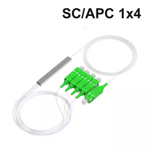 1x2 1x4 1x8 1x16 1x32 PLC SC/APC Fiber Optic Splitter FTTH SM 0.9mm G657A1 1m - Afbeelding 1 van 19