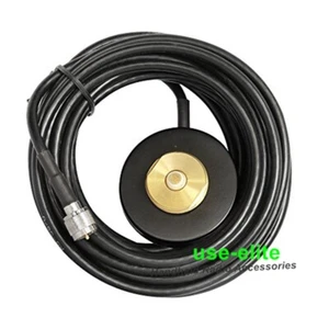 Uchwyt NMO Magnetyczna podstawa z kablem RG58 5M Mini wtyczka UHF do radia mobilnego - Zdjęcie 1 z 4