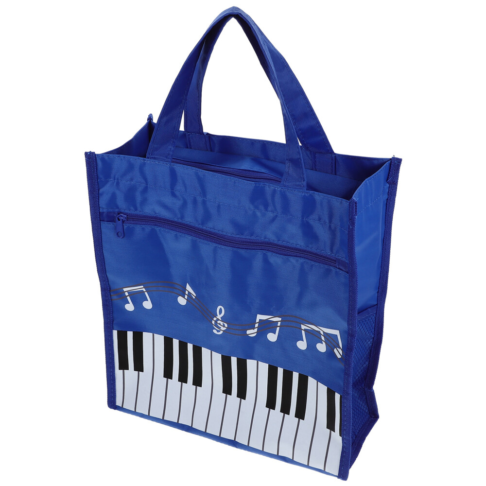Borsa Per Pianoforte Impermeabile - Tessuto Oxford, 3 Scomparti, Regalo Perfetto Per Musicisti - Foto 2