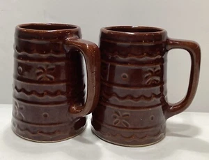 Vintage USA Marcrest Stoneware Daisy Dot Mug/Tankards 16 Oz - Picture 1 of 4