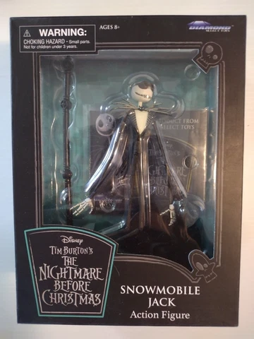 The Nightmare Before Christmas Snowmobile Jack Action Figure  Diamond Select Cover